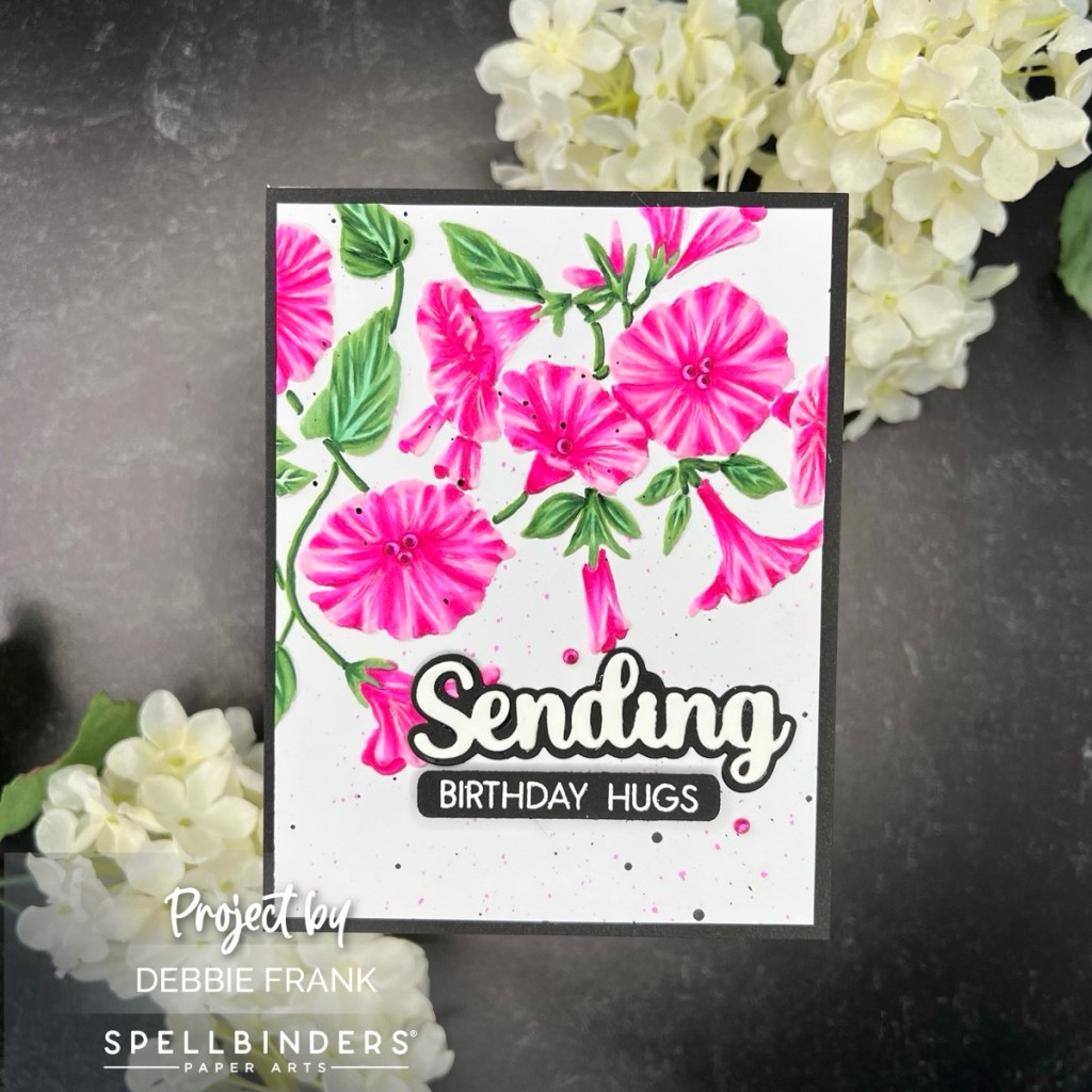 Petunia Cascading Embossing&nbsp;Folder