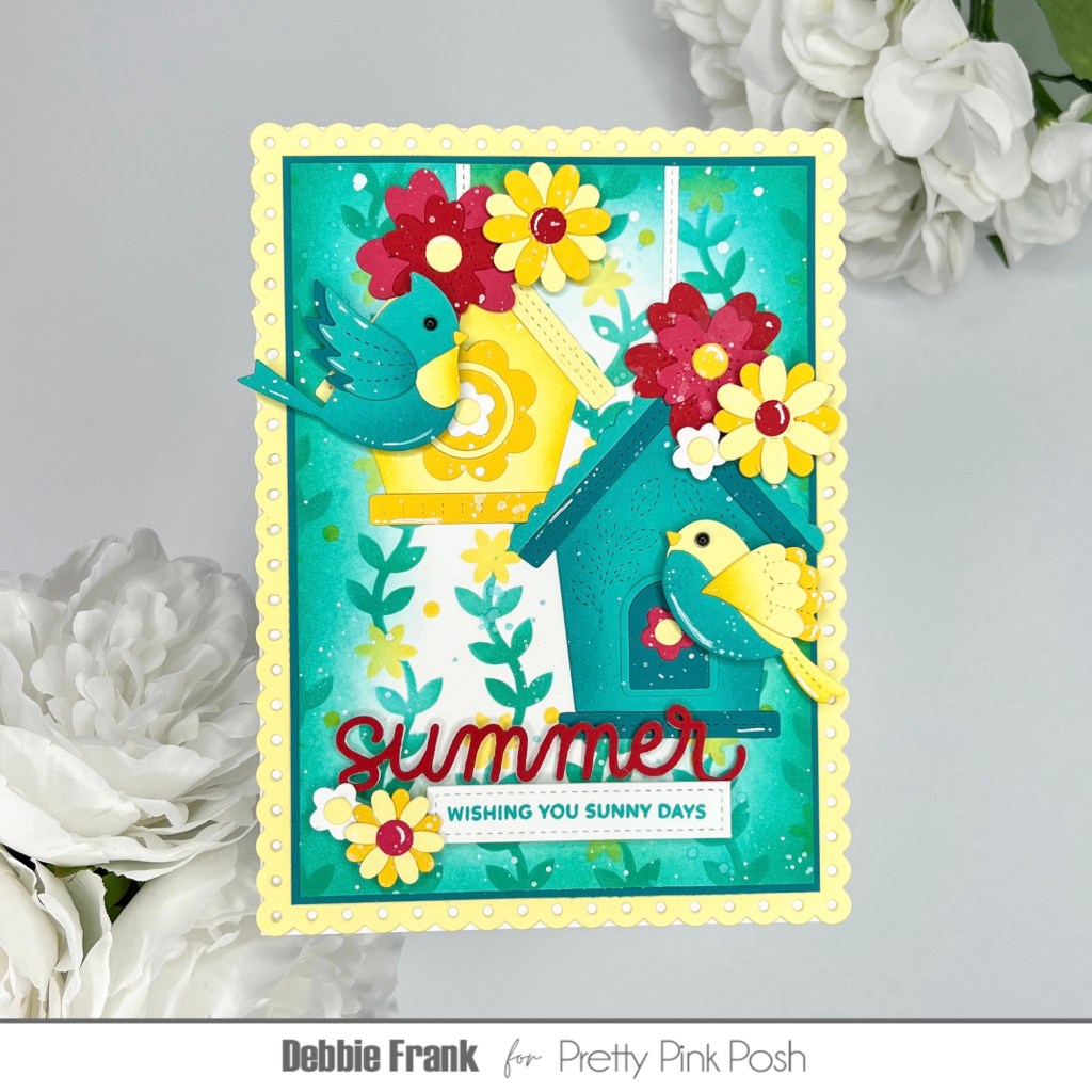 Stitched Birds and Decorative&nbsp;Birdhouses